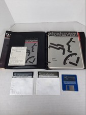 Chronos Who What When 1988 Time Management Project and People Software IBM Comp