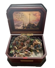Thomas Kinkade’s  Visions of Christ Music Box Amazing Grace