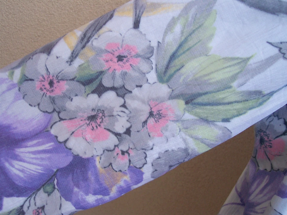 Alfred Dunner NEW floral jacket plus size 18W 1x purple white POCKETS blazer  - Image 4 of 4