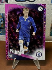 2025-26 Topps Uefa - Cole Palmer #118 Pink Mini Diamond Chelsea