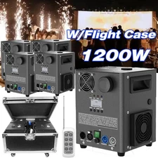 1200W Cold Spark Machine Stage Effect DMX Firework Machine Bar Wedding Show+Case
