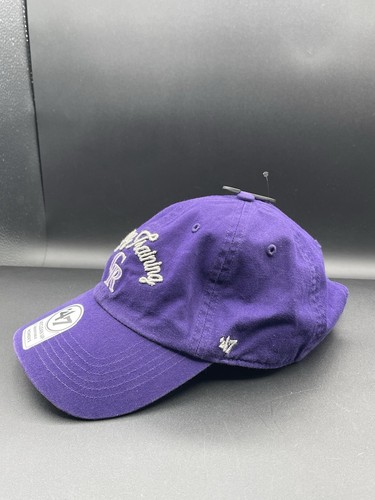 Colorado Rockies '47 Clean Up Brand Purple Hat Cap Spring Training Adjustable - Picture 3 of 5