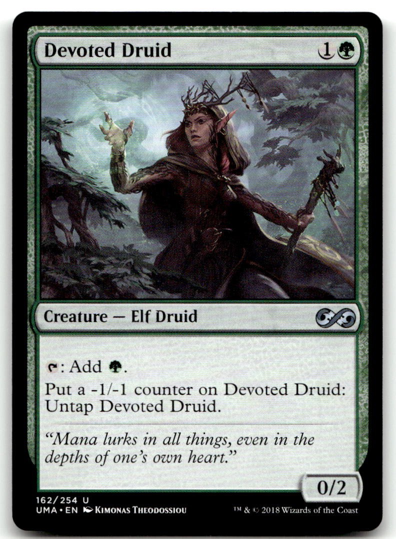 Devoted Druid #162 (LP) Ultimate Masters UMA Magic MTG