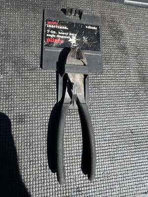 #ad #ad Sears Craftsman USA Nos 7” Heavy Duty Angle Diagonal Pliers 45084 Vintage Card $54.95