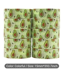 AVACADO WASHI TAPE -1000cm- NEW FULL ROLL