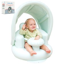Inflatable Baby Seat for 3-36 Months w/Built-in Pump Detachable Canopy, Sit...