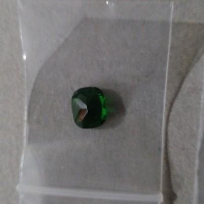 26.5 Carat Natural Loose Colombian Emerald(Asscher Cut)Cultivated Hydrothermal
