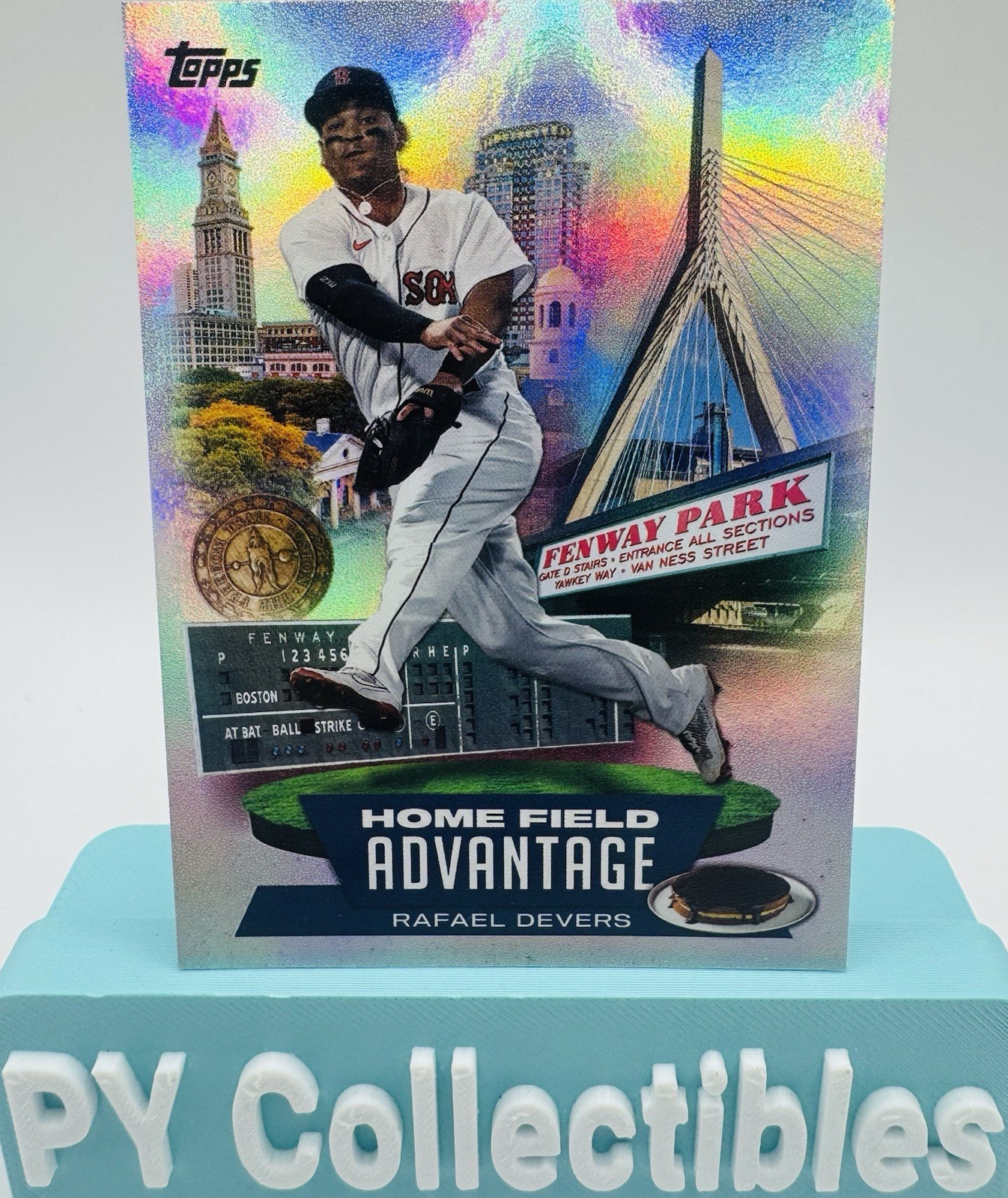 2022 Topps Series 2 Home Field Advantage Rafael Devers Red Sox Insert #HA-15