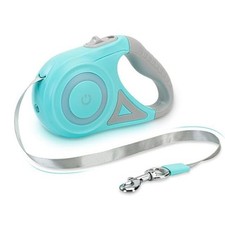Green Luminous Automatic Retractable Dog Leash with Flashlight and ... Fast Ship