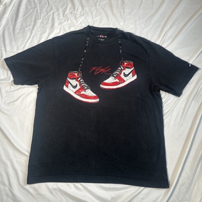 Nike Air Jordan 1 Shirt Men's Black Chicago High 1985 Lost and Found Size: Large