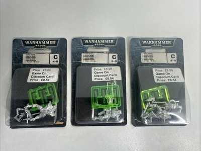 Warhammer 40K Necron Immortal (C49-39) (NIB) - #136292 - Necrons X3 Sealed Packs