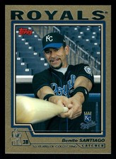 Benito Santiago Kansas City Royals 2004 Topps Gold #554 SN /2004