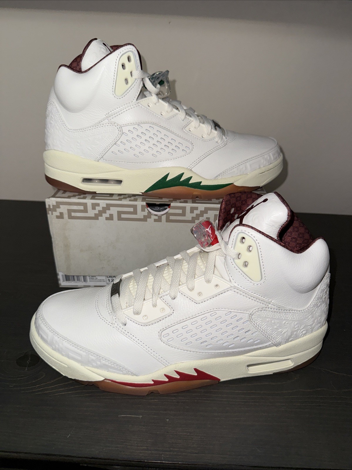 PONY Air Jordan 5 Retro 'El Grito' HF8833 100 taglia 12