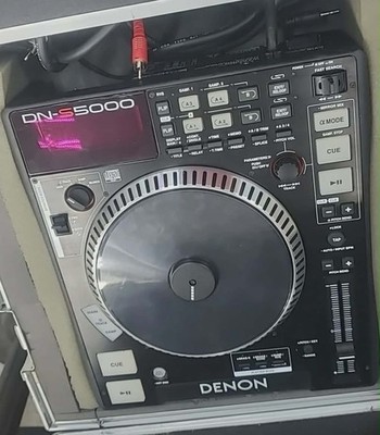 Denon DN-S5000 Pair Single CD Player DJ Deck Pitch Control Platter Mode Black