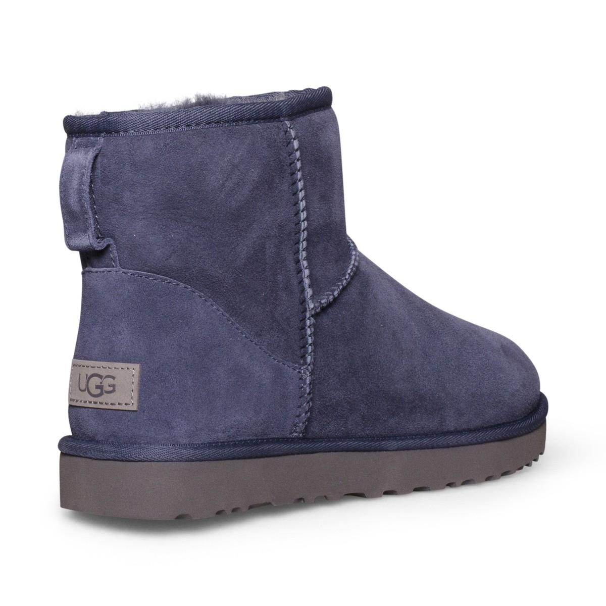 【未使用】UGG W KEELY ネイビー UGG NEUMEL II TASMAN CHUKKA SHOE BOOT BLUE SUEDE WOOL BIG KIDS US