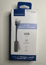 Insignia- USB to Ethernet Adapter - Black