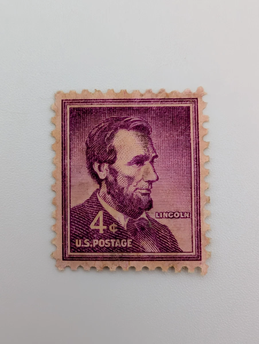 米国ビンテージ使用済切手　4￠リンカーン 4 Cent Lincoln Stamp In Used Us Stamps (1901-Now) for sale | eBay