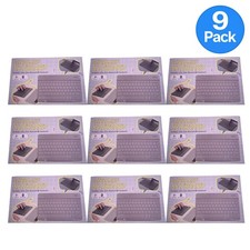 Wireless Bluetooth Keyboard Ultra Slim Rechargeable 9 Pack New