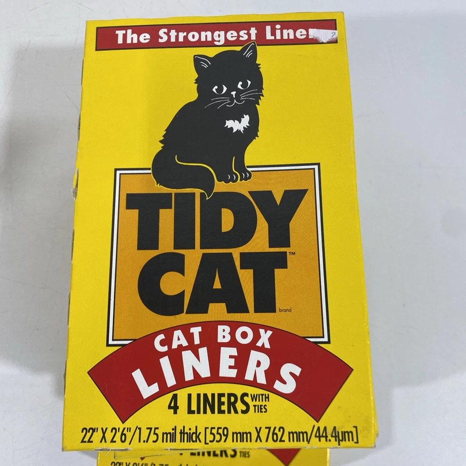 Caja de arena Purina Tidy Cats forros resistentes al desgarro lote de 3 cajas nuevas Foto 2 de 4