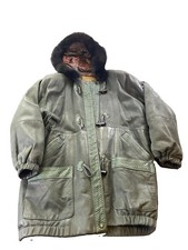 Women’s Coat Express Avenue de l'Opéra Made In USA Size S Olive Green Leather