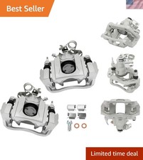 Custom-matched Rear Brake Calipers Set Exceeding Oem Specs - Easy Installation