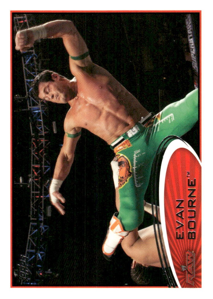2012 Topps WWE #35 Evan Bourne