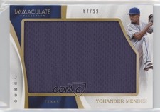 2017 Panini Immaculate Immaculate Jumbo 67/99 Yohander Mendez #IJ-YH 1s7