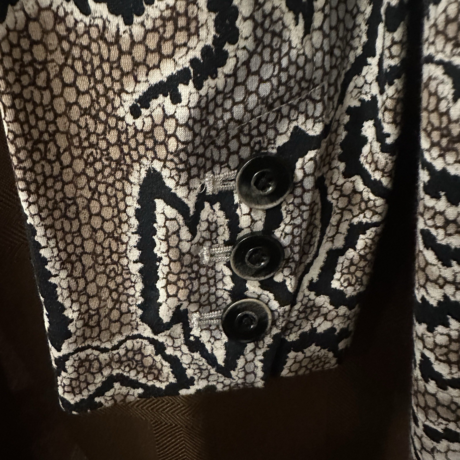 cAbi NWOT python patterned stretch blazer style 3… - image 10