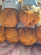 Debbie Bliss Baby Cashmerino 9X50g Skeins Luxury Merino Cashmere Yarn Mustard