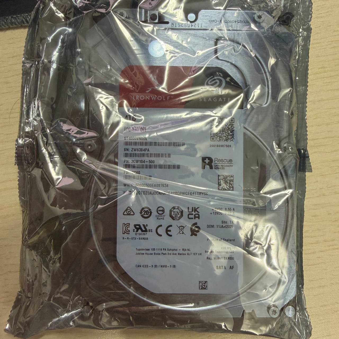 Seagate Ironwolf 4Tb Nas Internal Hard Drive Cmr 3.5 Inch Sata 6Gb/S 5 - Image 2