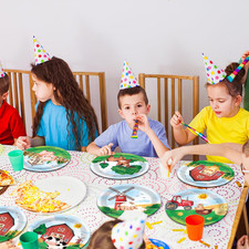60Pcs Farm Animal Plates 7 Farmhouse Barnyard Large Disposable Paper Plates ...