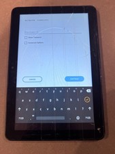 As-is Damaged Amazon Fire HD 8 10th Gen  Model K72LL4  32GB  8in - Black