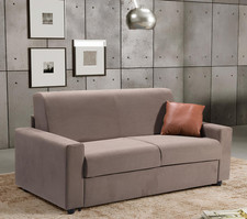 DIVANO LETTO 3P MAGNUM-TESSUTO IDROREPELLENTE ANTIMACCHIA-COLORE BRONX ELEPHANT