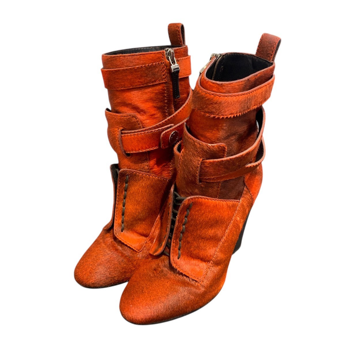 FENDI Boots Women's Size 36 Orange