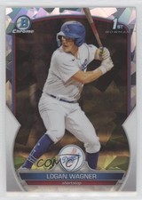 2023 Bowman Chrome Prospects Atomic Refractor Logan Wagner #BCP-36 w5p