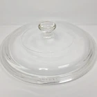 PYREX P83C P-83-C Corning Ware 7" Round Clear Glass Replacement Lid DAMAGE