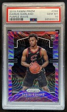 2019-20 Panini Prizm Darius Garland RC Prizm Purple Wave #288 Cavaliers PSA 10