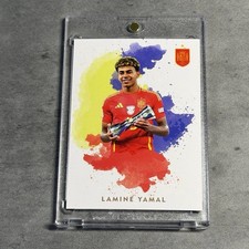 Lamine Yamal 2023-24 Laurent UEFA UERO Milestone Rookie RC White Colorblast