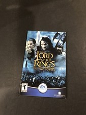 lord of the rings two towers ps2 manual Only