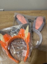 Zootopia 2 Set Of Judy  Nick Fuzzy Ears Headbands AMC exclusive