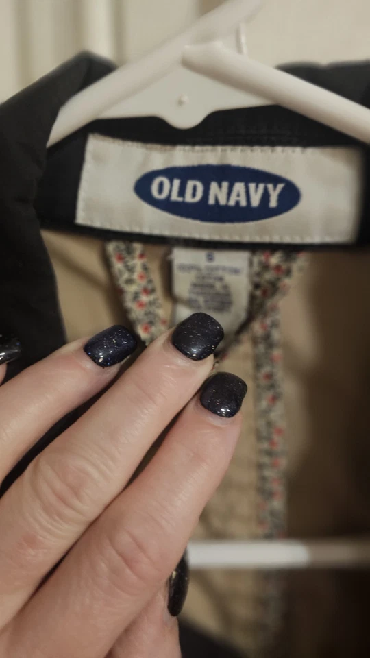 Women's Old Navy Black Coat Size Small - Image 3 of 4