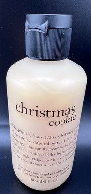 PHILOSOPHY CHRISTMAS COOKIE TODDY 3-IN-1 Shampoo SHOWER GEL- 6 OZ. 