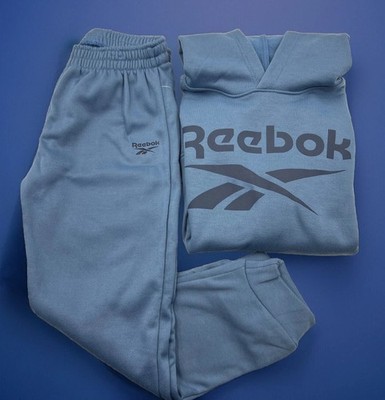 NWT Reebok Boys Fleece Hoodie /Sweatshirt & Joggers  (2 Piece Set), Size 10