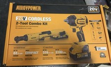38 Cordless Ratchet Wrench 12 Brushless Impact Wrench Combo Set