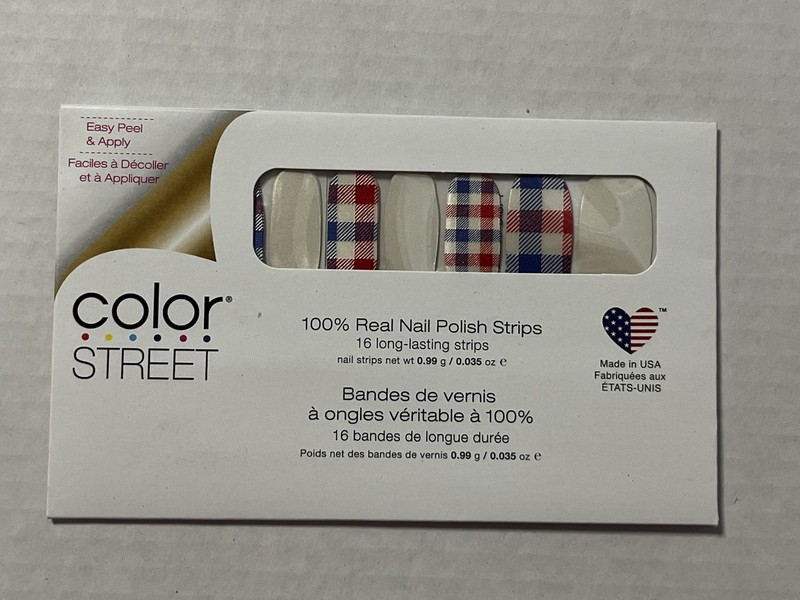 Color Street Nail Polish Strips Plaid in the USA
