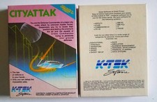 CITYATTAK - Cassette Game For Commodore 64 System By K-Tek RARE Vtg 1983