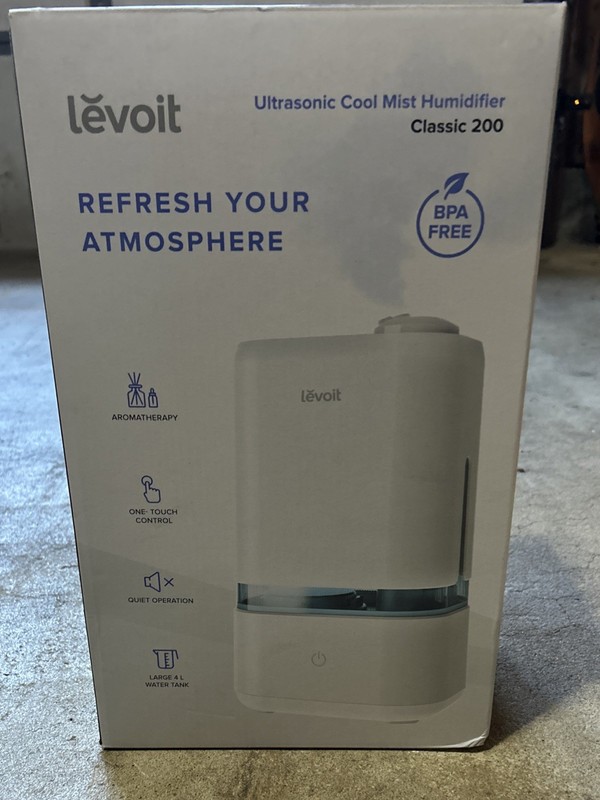 LEVOIT Classic 200 4L Ultrasonic Cool Mist Humidifier - White