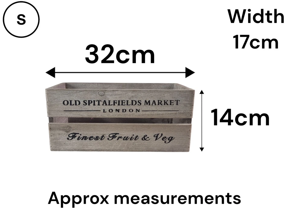 Old Spitalfields Market Wooden Rustic Handmade Storage Crates - Image 2 of 4