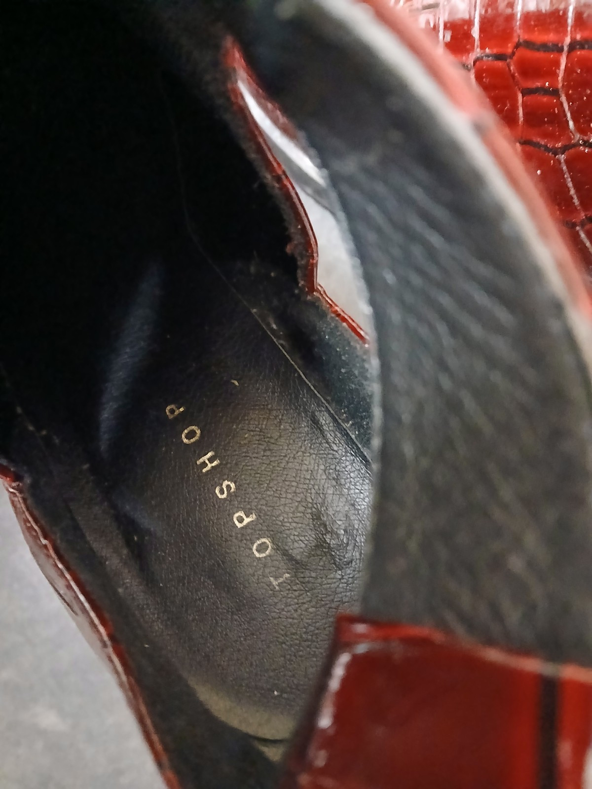 Topshop Ladies Leather Boots image 4