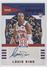 2019 Panini Chronicles Hometown Heroes Rookie Red Louis King #HH-LKI Auto 04ag